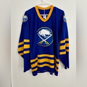 SOLD Vintage 1990 CCM Buffalo Sabres NHL Jersey Men’s L